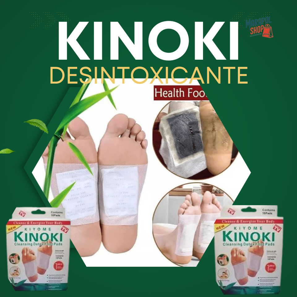 KINOKI PARCHES ELIMINA TOXINAS😱